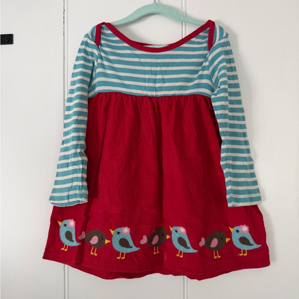 Baby Boden Girls' Long Sleeve Corduroy Dress